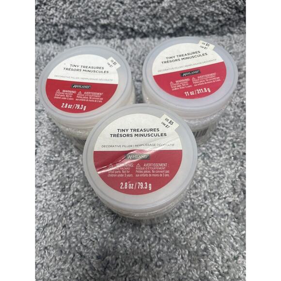 Tiny Treasures Christmas/Noel Filler In Bright White Flakes 3 Pack Bundle New - Picture 3 of 8